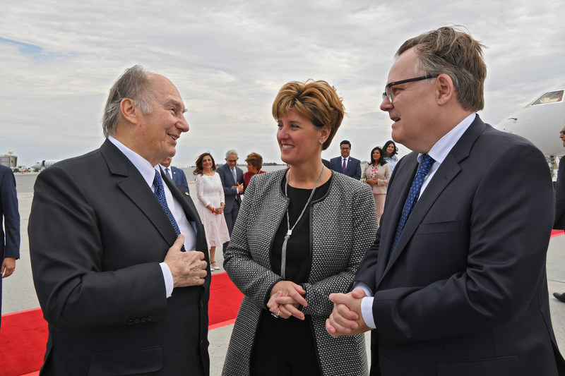 The Honourable Marie-Claude Bibeau, Minister of International Development and La Francophonie together with Ambassador Marc-Andr